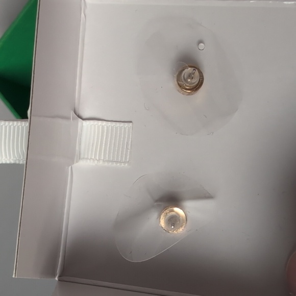 Piper K Green Pear Hand Painted Earrings - Picture 5 of 6